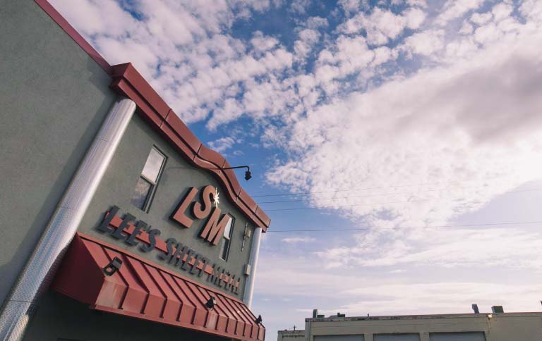 The front of one of LSM's (Lee's Sheet Metal) buildings