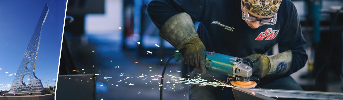 Grande Prairie Centre 2000 Sundial by LSM